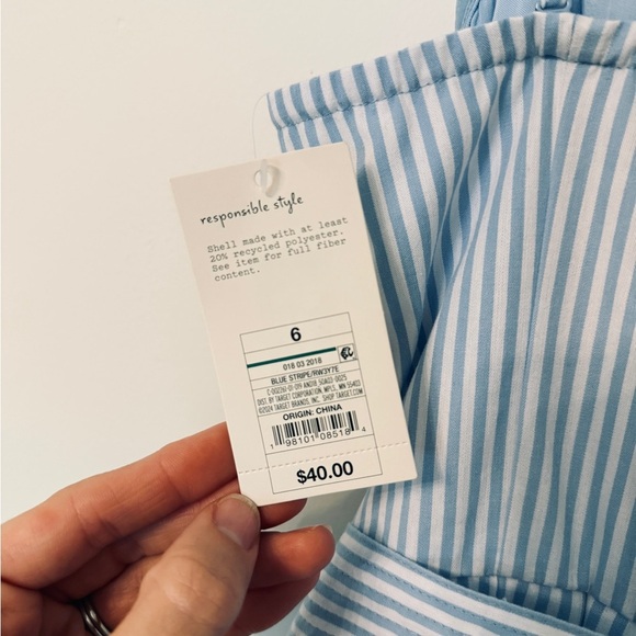 A New Day Blue Maxi Sundress with Spaghetti Straps - Picture 2 of 5